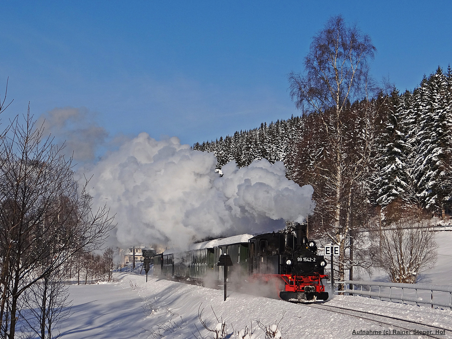 Im Winter zwischen Hp Forellenhof und Schmalzgrube