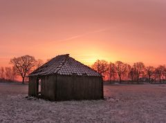 Im winterlichen Abendlicht