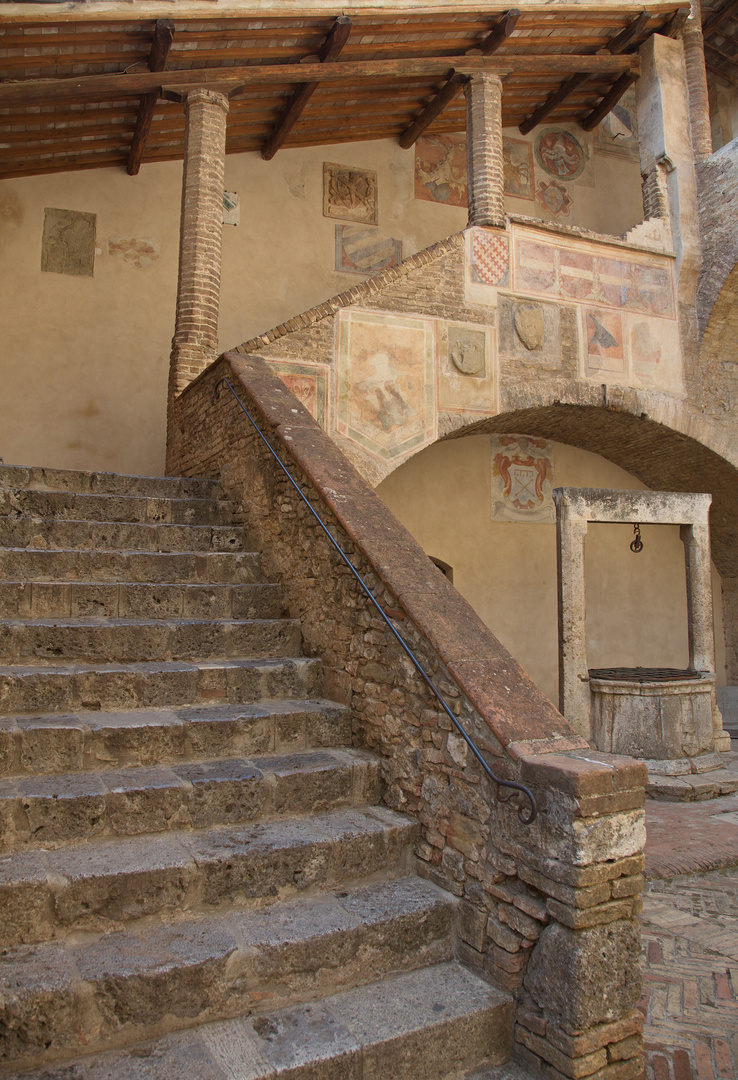 Im Zentrum von San Gimignano - Toskana