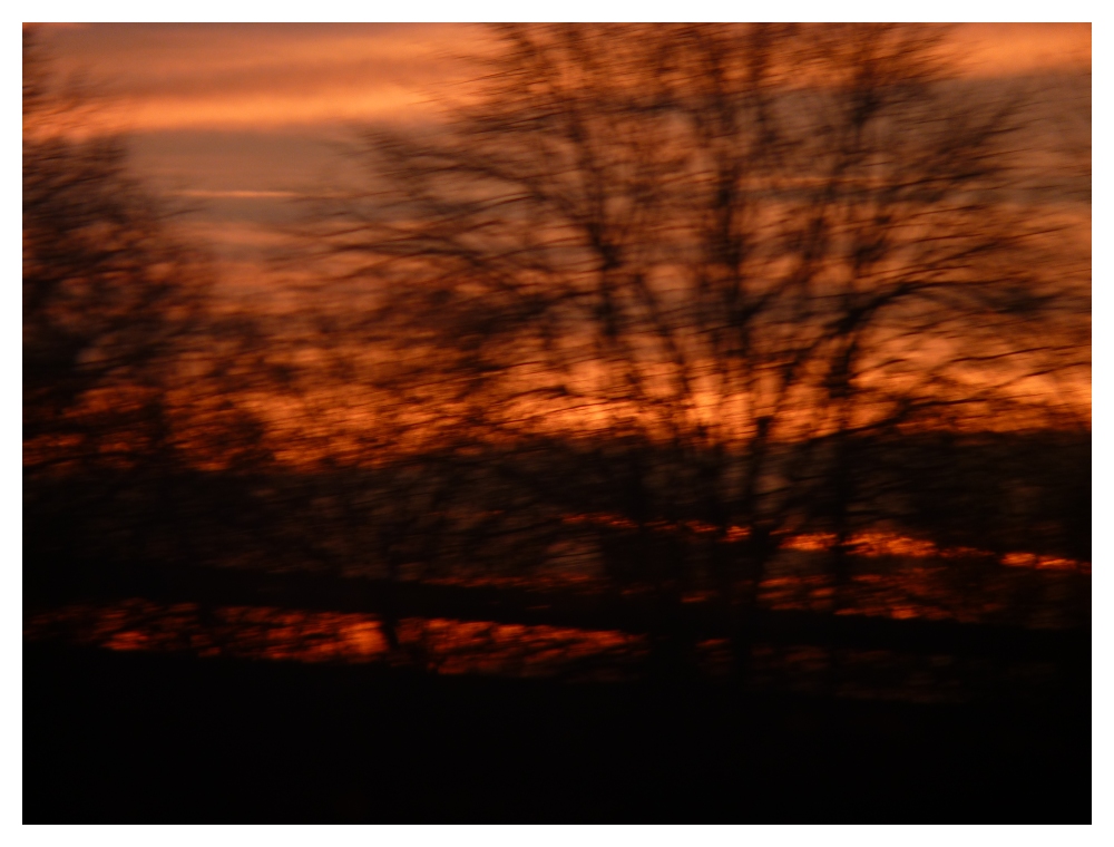 Im Zug den Sonnenaufgang erleben