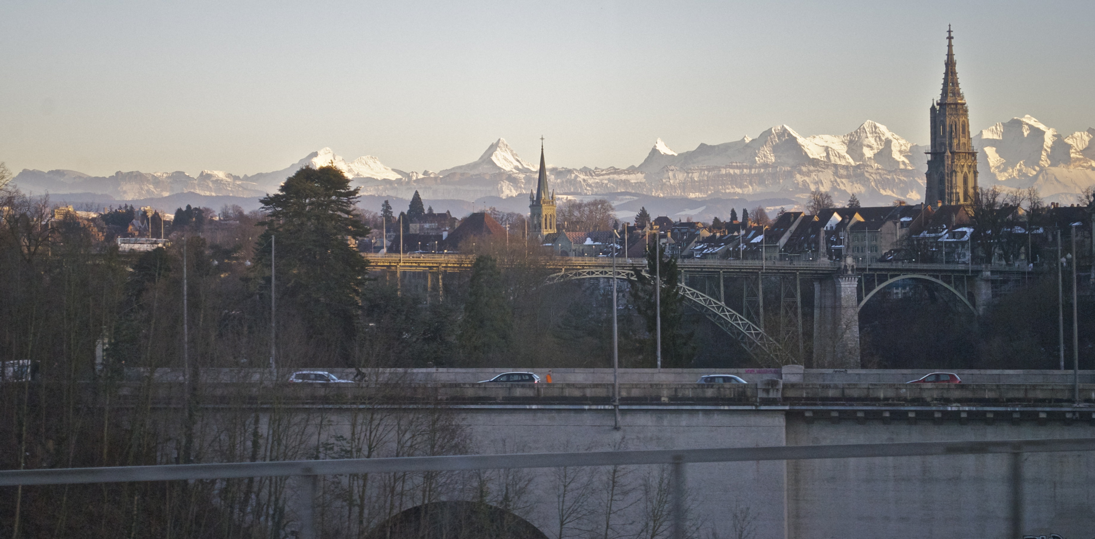 im Zug nach Bern