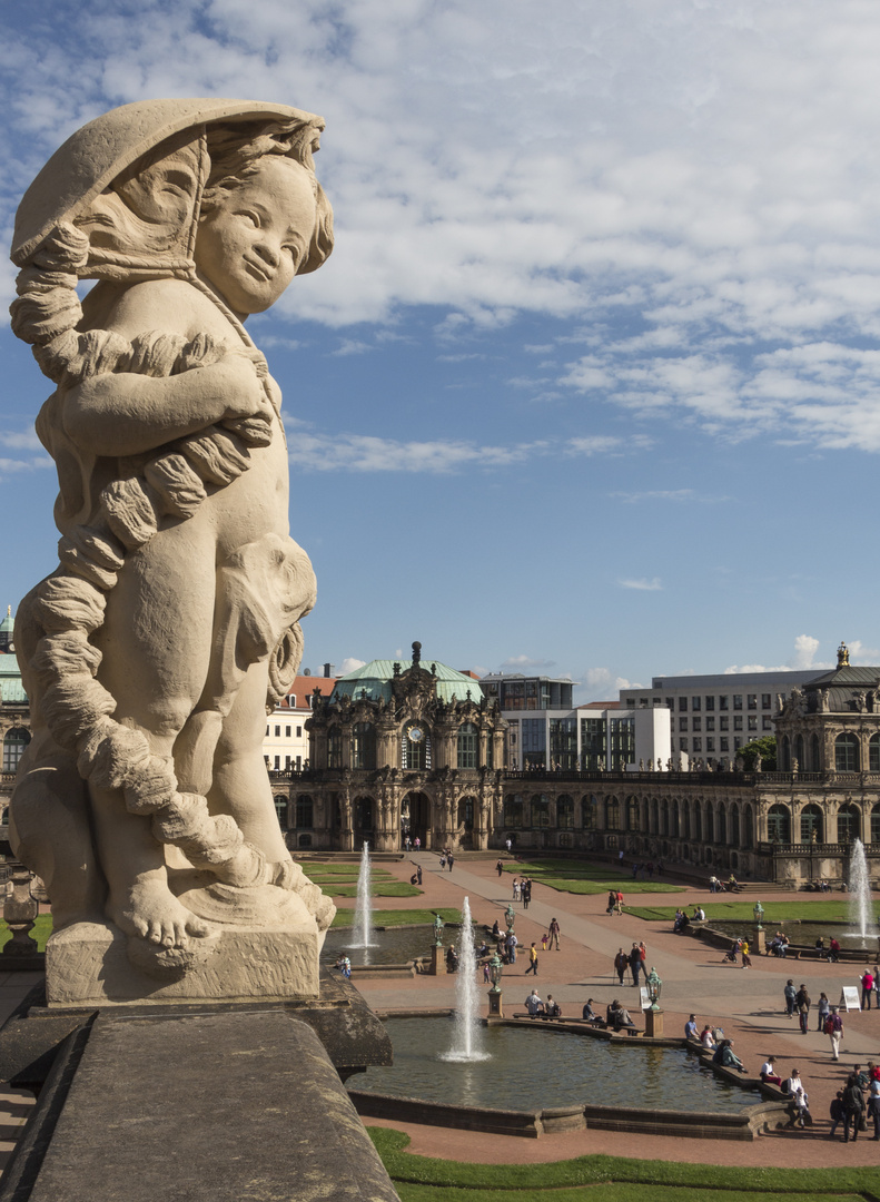 Im Zwinger von Dresden