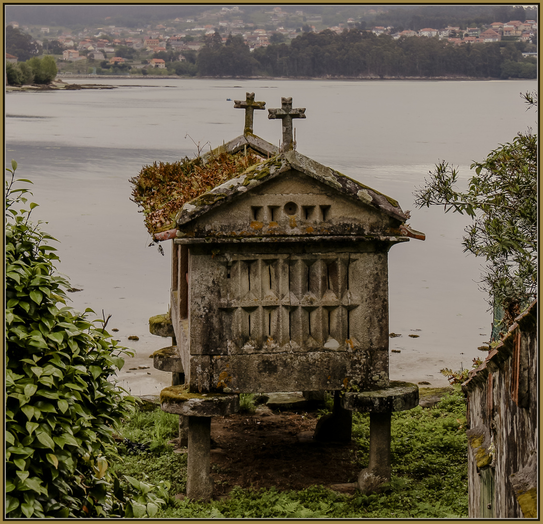 Imagen típica de Combarro (Pontevedra)