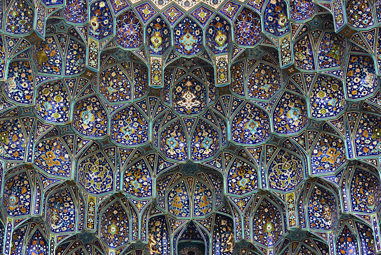 Imam-Moschee Isfahan Eingang Detail