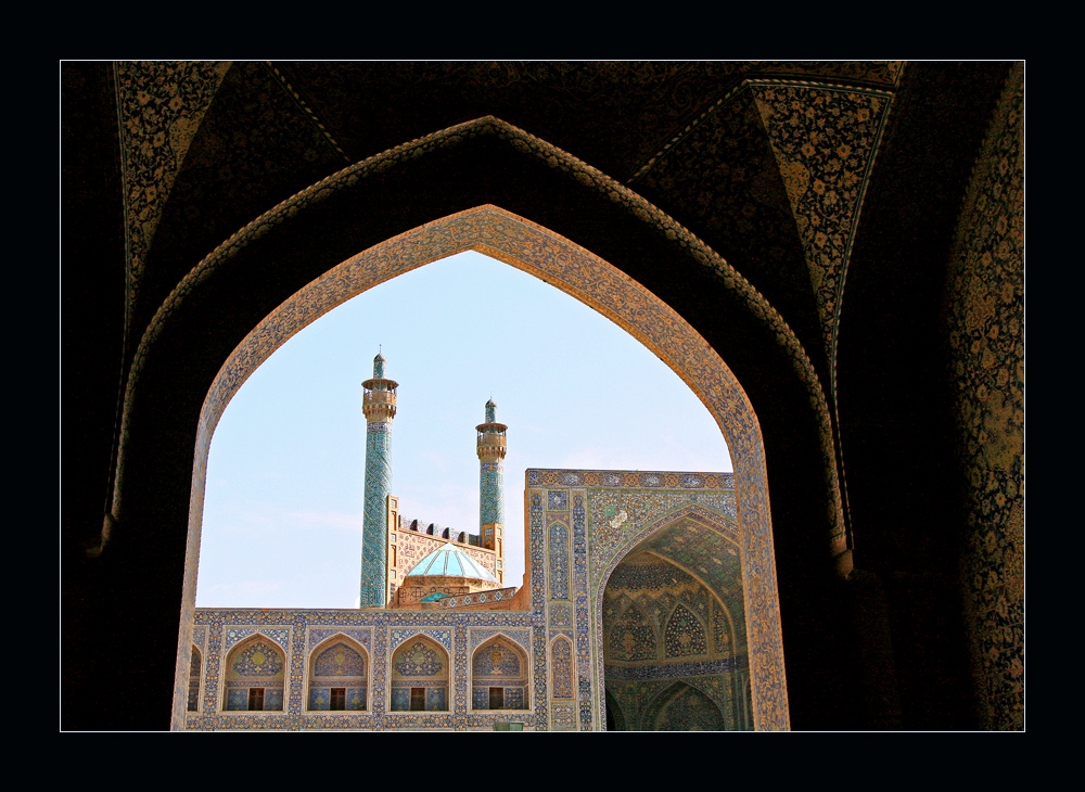 Imam Moschee mit Blick zum Iwan
