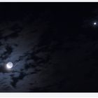 IMG_0379 2023.10.11 Der Mond mit aschgrauen Licht und die Venus