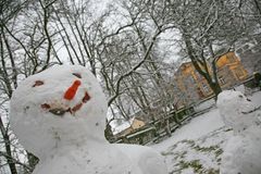 IMG_9360 Bayreuth Winter Schneemann Freimaurermuseum Fotowettbewerb 2014