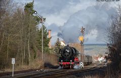 Immelborn klassisch mit Storchennest