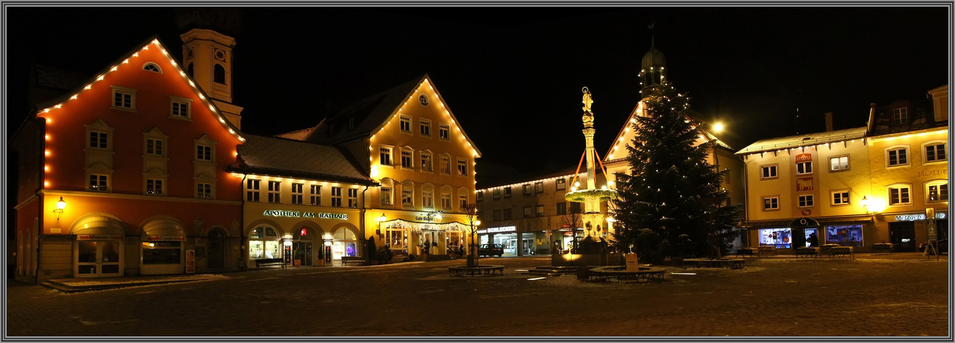 Immenstadt bei Nacht