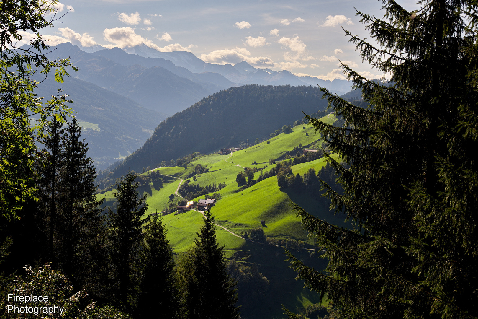 Immer auf der Suche nach einer schönen Aussicht mit viel Tiefe, wie hier in der Nähe von Goldeggweng