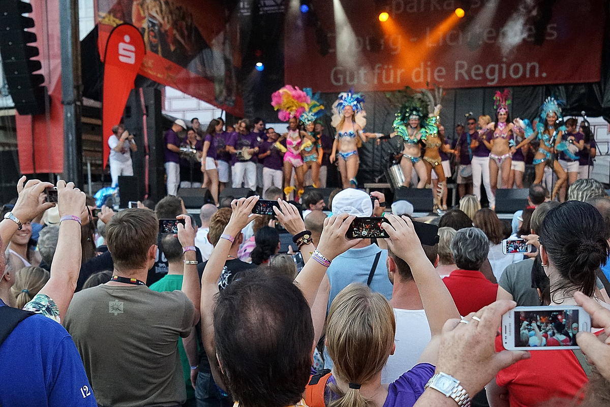 Immer diese Fotografen - Samabafest Coburg 2014 - Bühne am Marktplatz