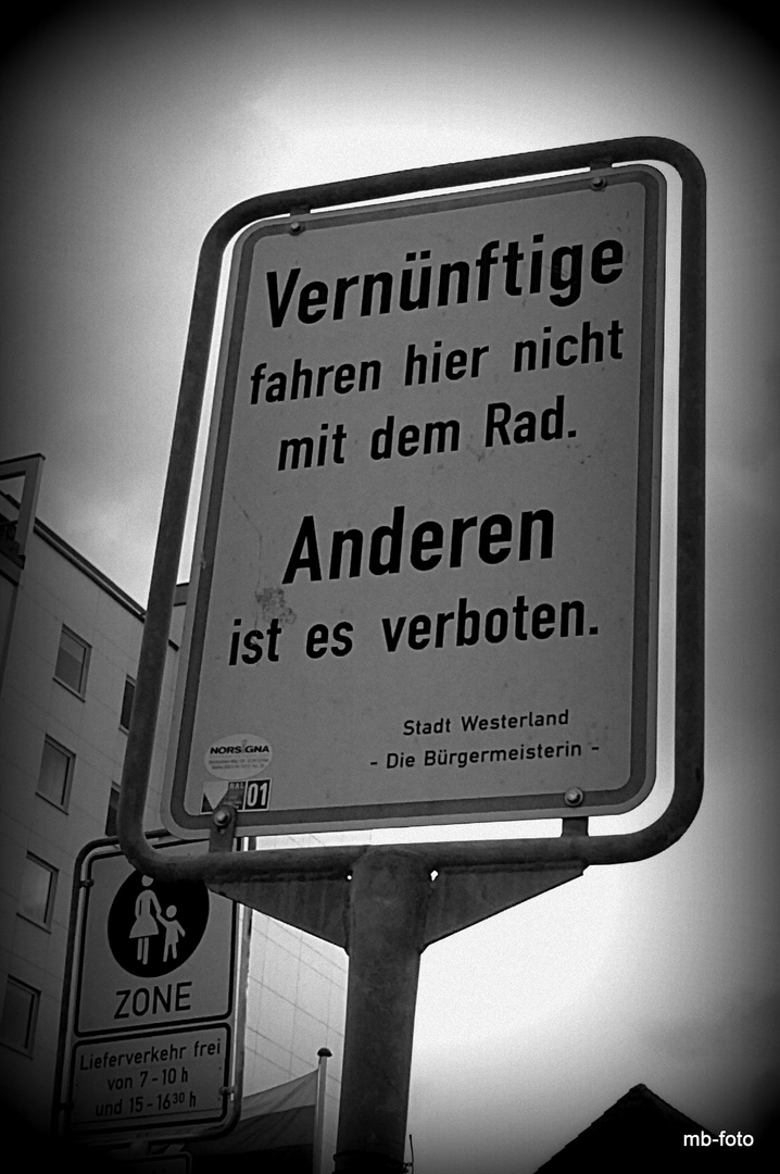 Immer diese Radfahrer