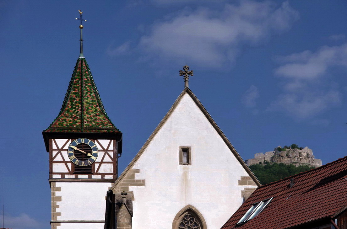 Immer im Blick: Der Hohen Neuffen