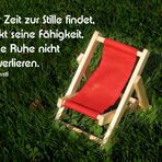 Immer mit der Ruhe!