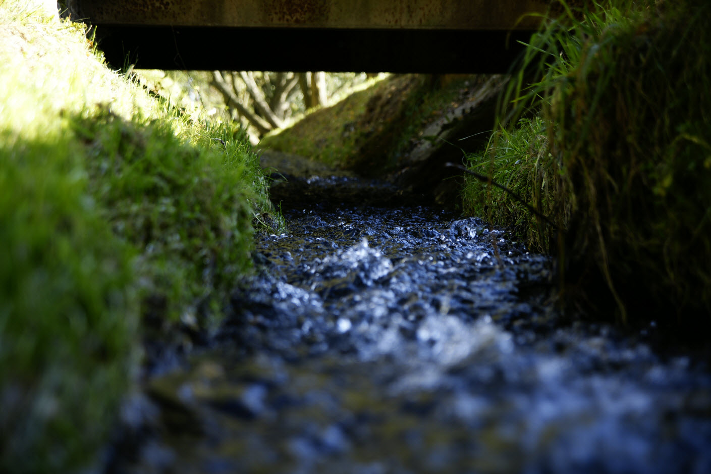 immer noch fließendes Wasser