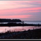 Immer noch kalt? Abendstimmung an der Flensburger Förde.