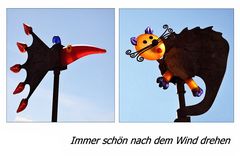 Immer schön nach dem Wind drehen