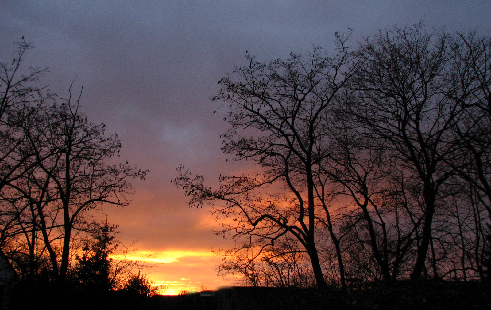 Immer wieder schön, das Abendrot