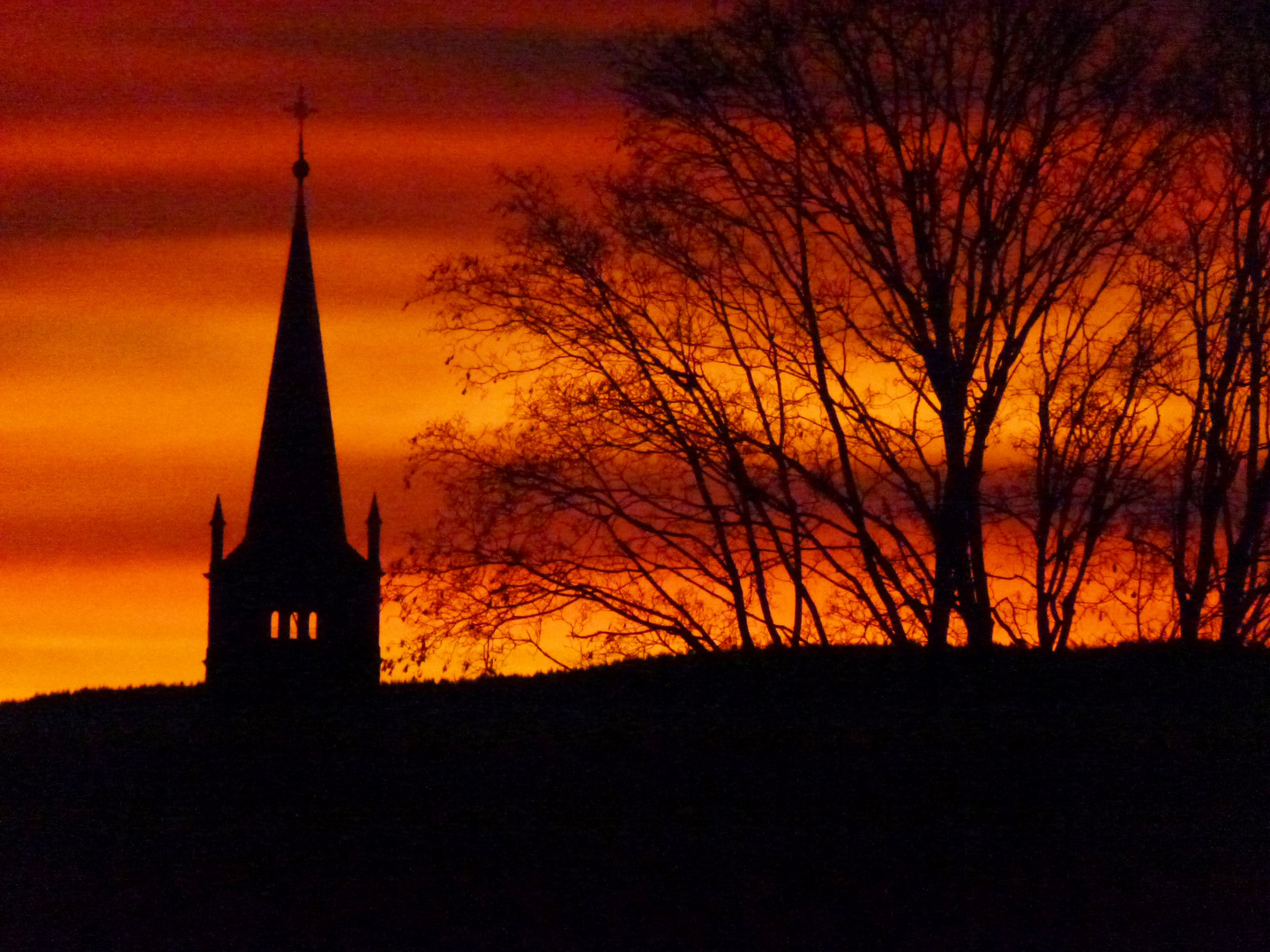 immer wieder schön, der Morgenhimmel