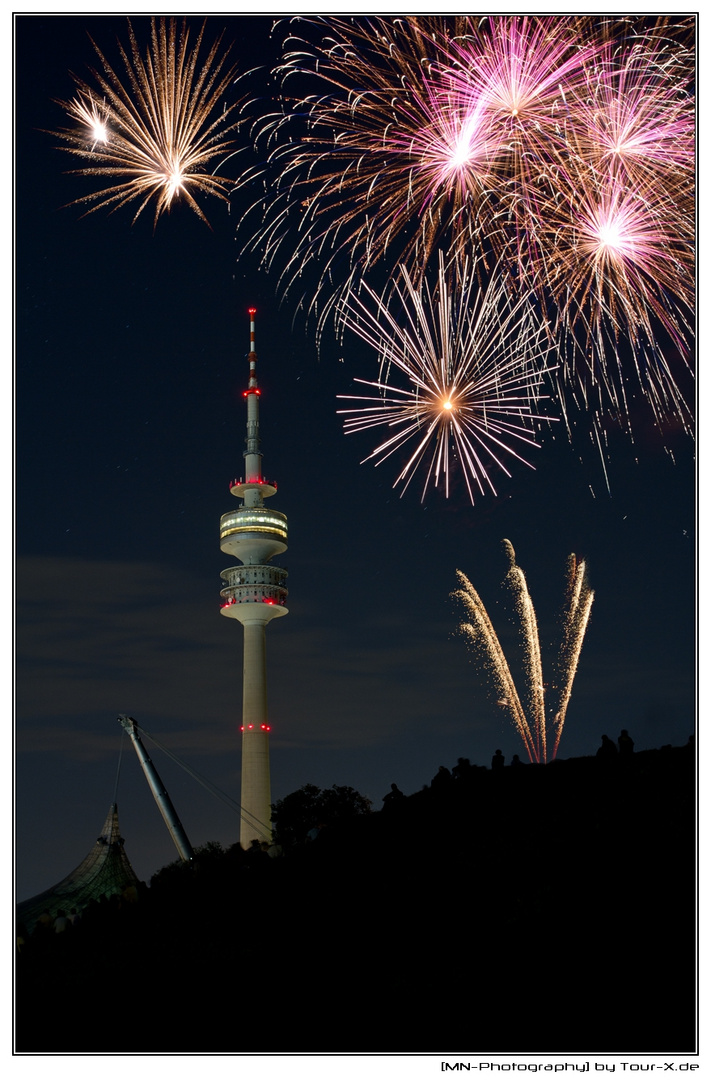 Impark12 Feuerwerk - Sommerfest München