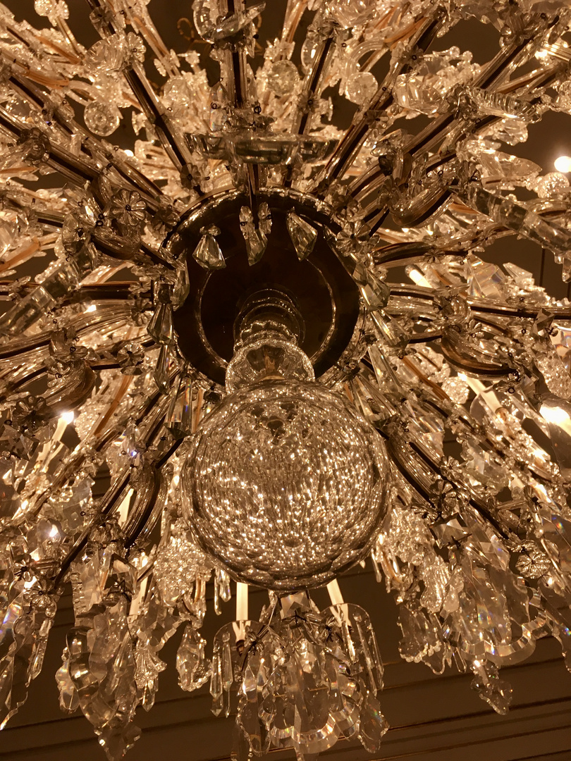 Imperial chandelier in Hofburg, Vienna