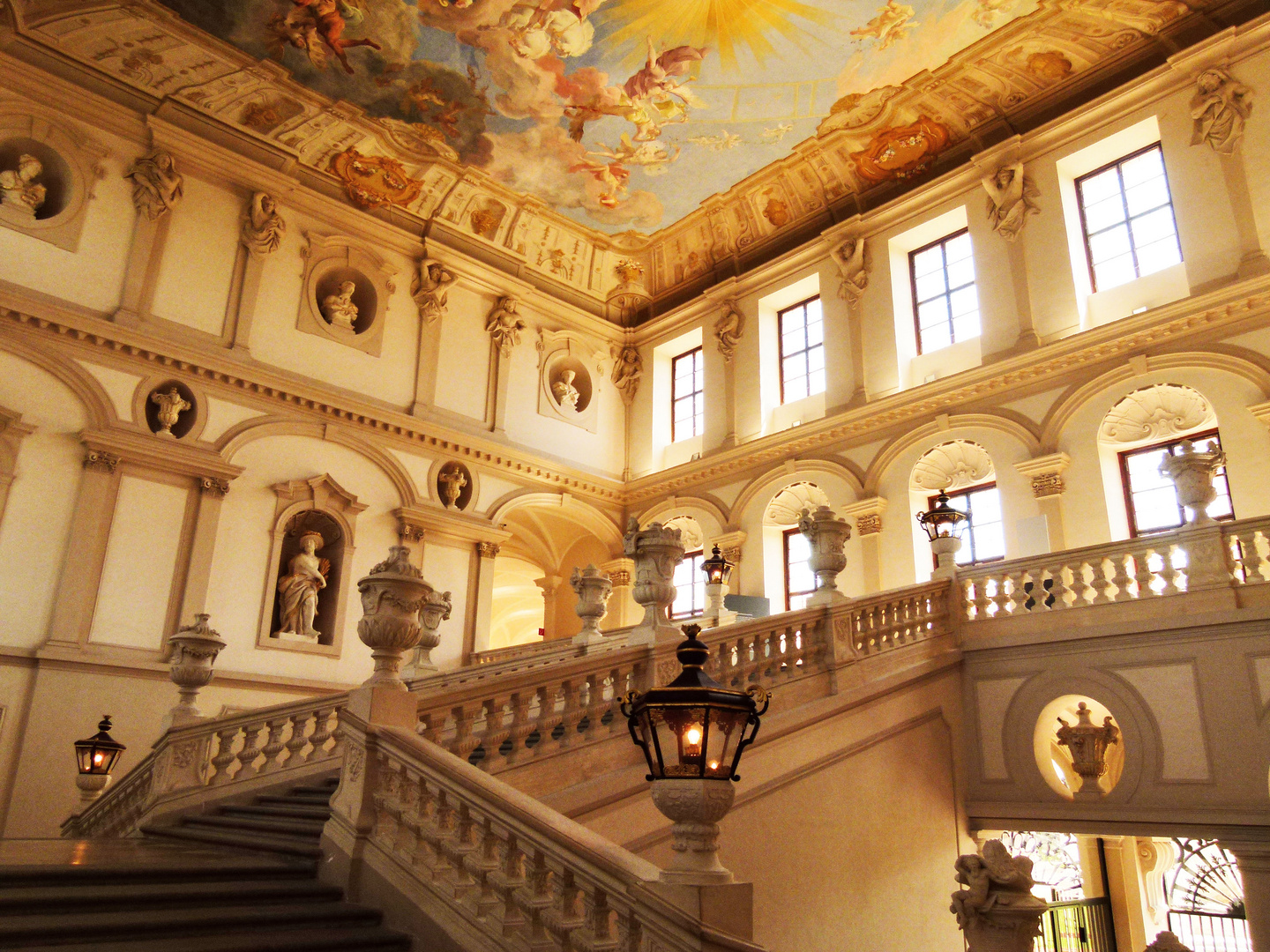 Imperiale Stiege im Stift Göttweig in Niederösterreich