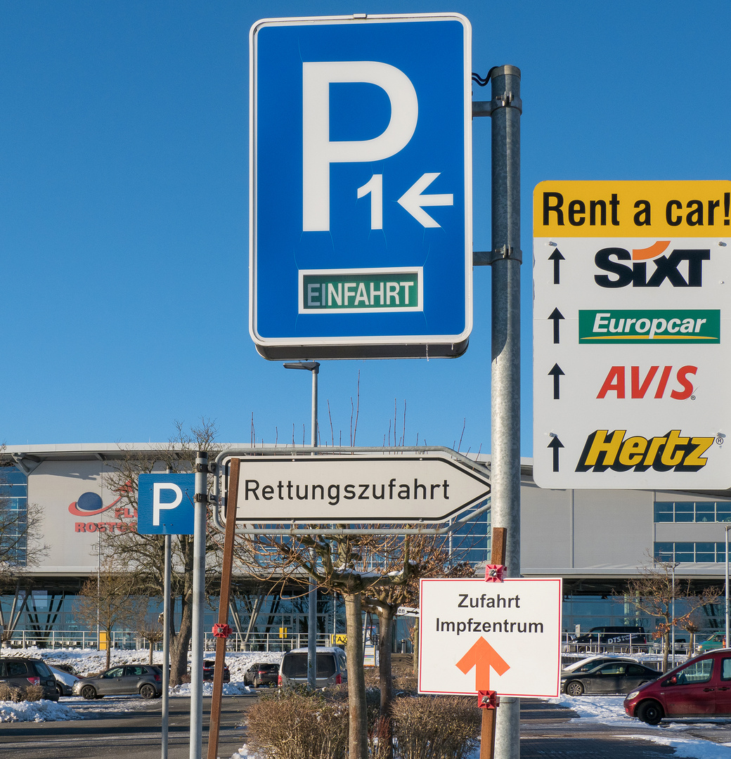 Impfzentrum in RostockLaage Foto & Bild world, flughafen