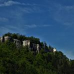 imposant: die sächsische Festung Königstein. Mai 2023