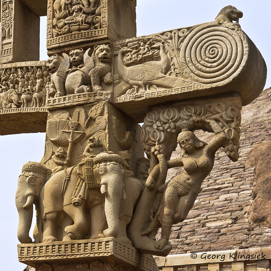 Imposante Bauwerke: Großer Stupa in Sanchi (Indien) 3