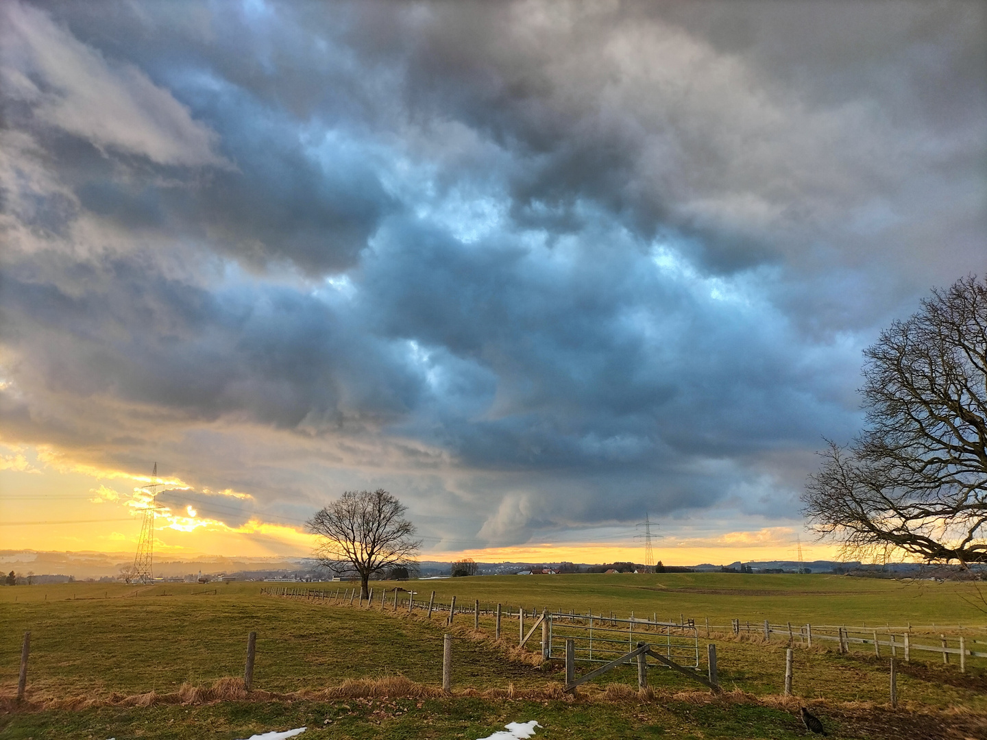 Imposante Wolkenfront