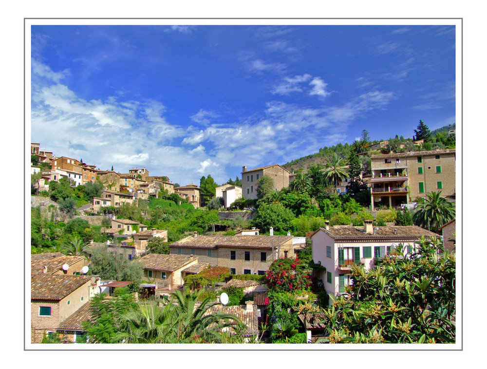 Imposantes Bühnenbild in Deià