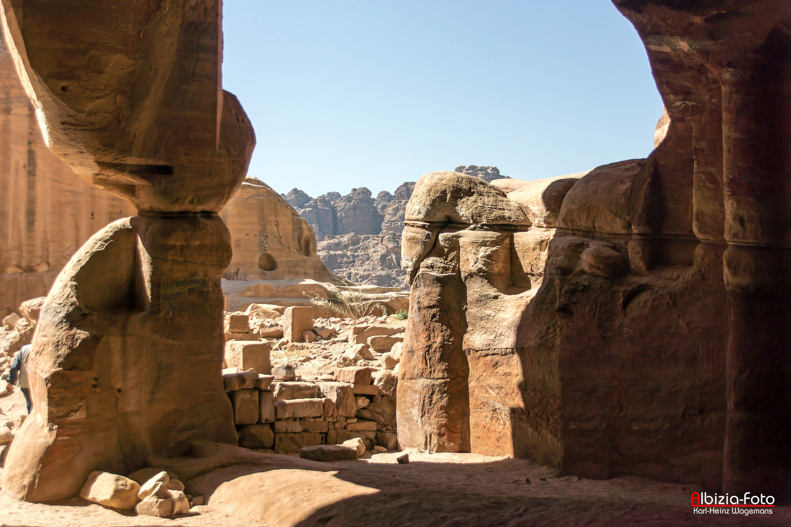 Impression aus den Bergen - Petra, Jordanien