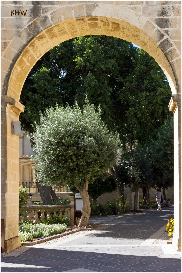 Impression aus den Upper Barraka Gardens von Valetta