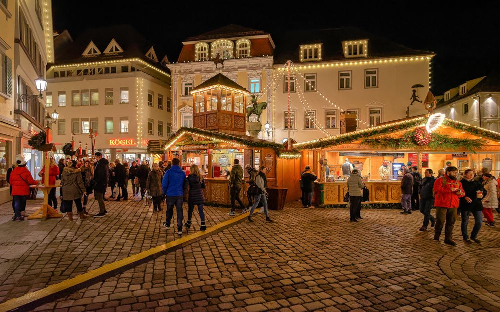 Impression aus der Esslinger Weihnachtsmarkt