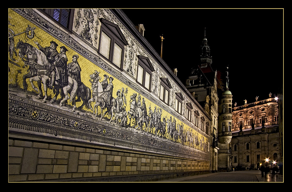 Impression aus Dresden "Fürstenzug"