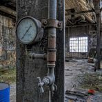 Impression aus einer alten Fabrikhalle mit Druckverlust!