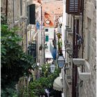 Impression aus einer Seitenstraße in Dubrovnik