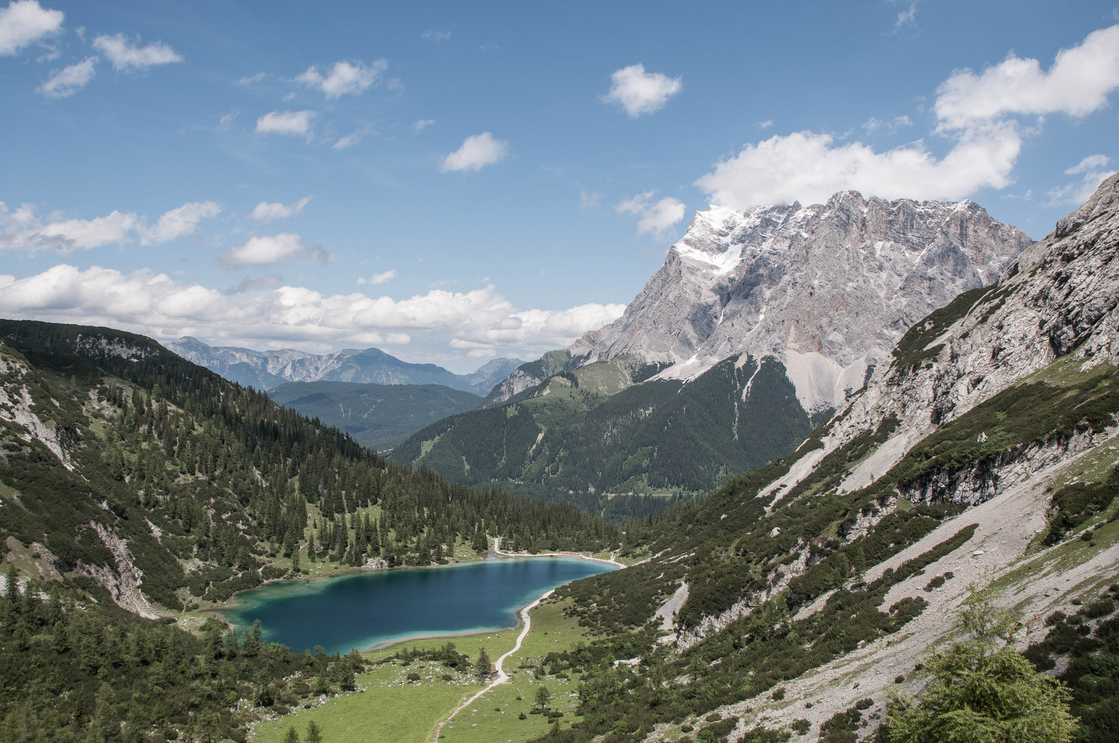 Impression beim Abstieg von der Coburger Hütte