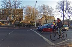 Impression de Cambridge  --  Au feu tricolore  