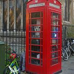  Impression de Cambridge  --  Cabine téléphonique près de l’Eglise St-Clément , Bridge Street