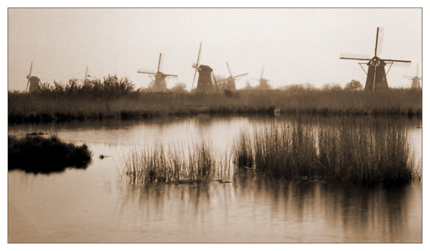 "Impression" of Netherlands on a raining day