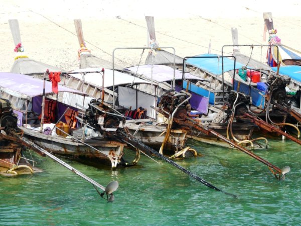 Impression of Thailand - Longtail boats...