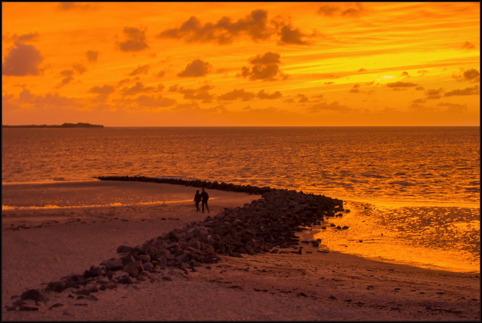 Impression soleil couchant - incroyable mais vrai... ! (mit farbpsychologischem Bezug) 