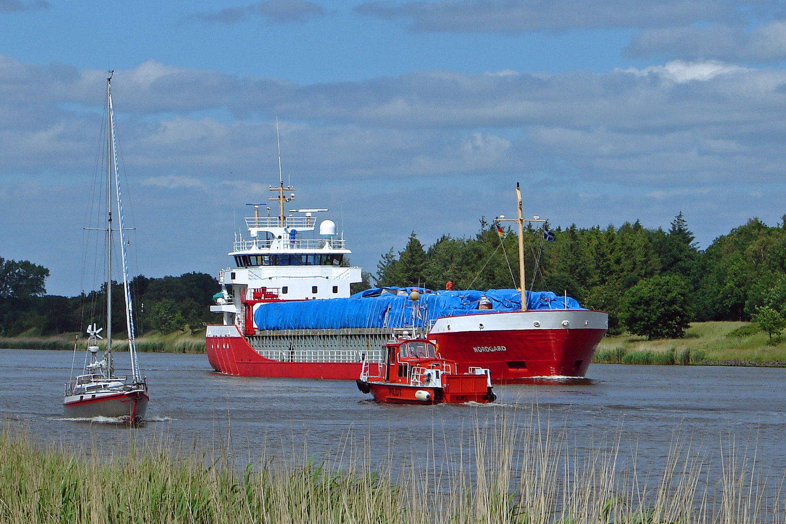 Impression vom Nord-Ostsee-Kanal 