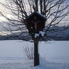 - Impressionen aus Altbayern von heute in der Nähe von Bad Tölz - bei - 10 Grad C -