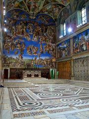 Impressionen aus dem Vatikanmuseum und der Sixstinischen Kapelle 6: ohne Besucher