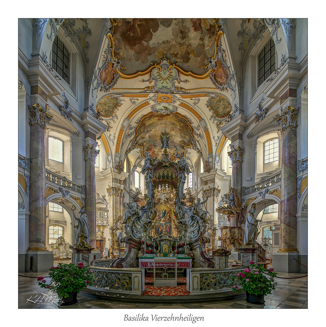 *** Impressionen aus der Basilika Vierzehnheiligen in Bad Staffelstein ***