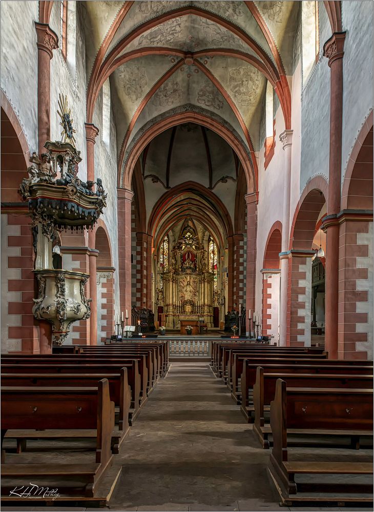 *** Impressionen aus  der Klosterkirche St. Nikolaus und St. Margareta Arnstein in  Obernhof ***