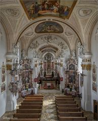**** Impressionen aus der Wallfahrtskirche Mariä Geburt in Roggenburg / Schießen ***