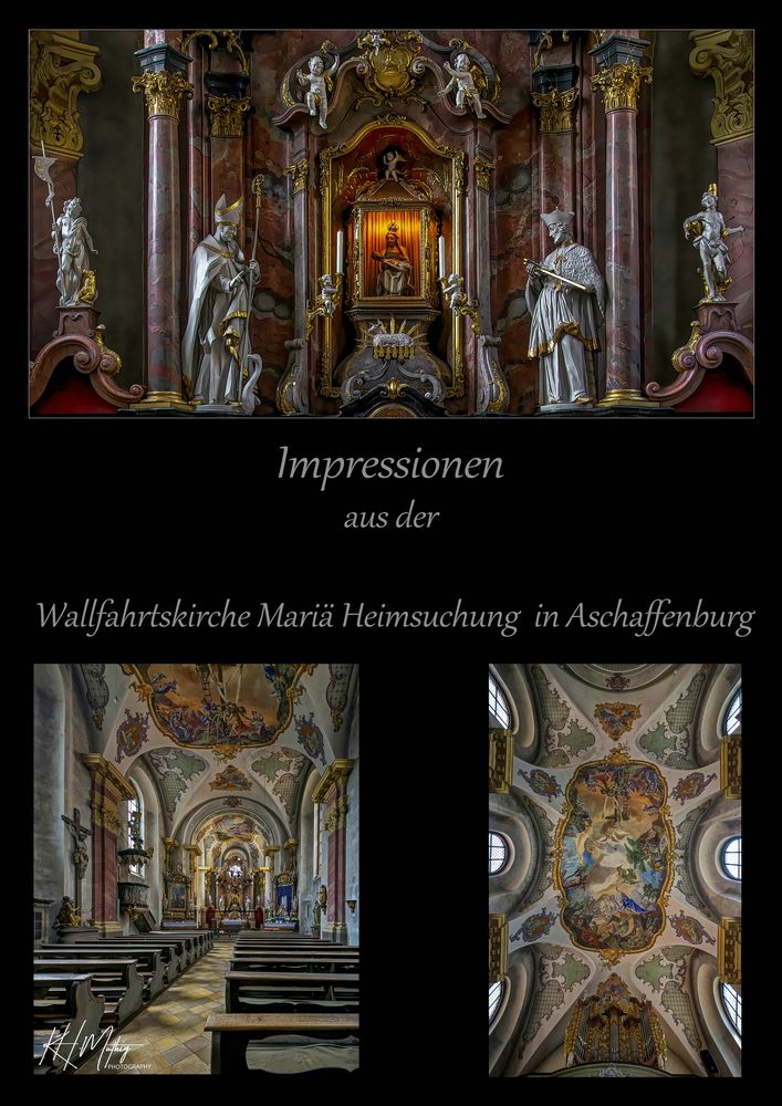 *** Impressionen aus der Wallfahrtskirche Mariä Heimsuchung in Aschaffenburg ***